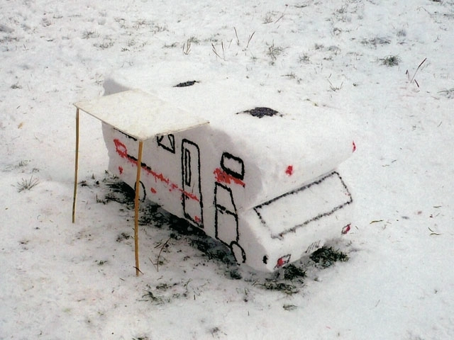 Kamper ze śniegu – rozstrzygnięcie!