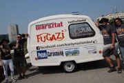 Złombol 2015: Z Katowic do Włoch wyruszyli też fani caravaningu