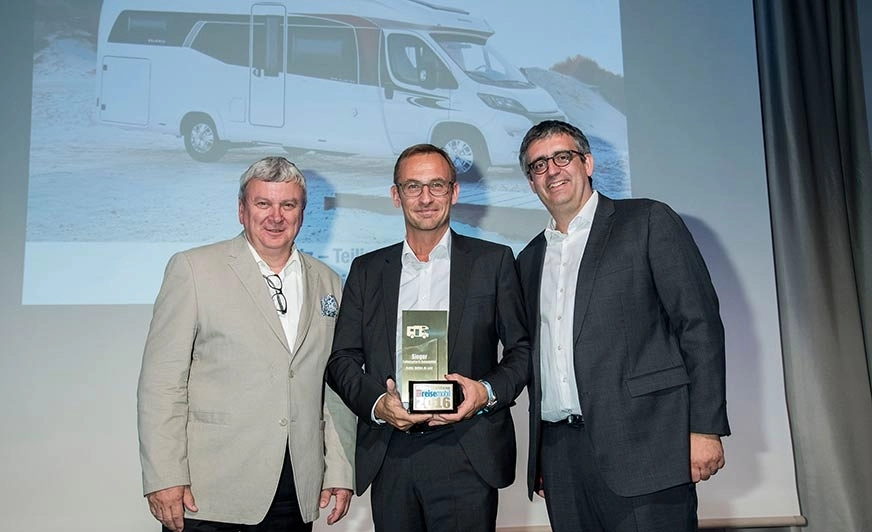 Hobby Optima De Luxe Złotym Kamperem 2016