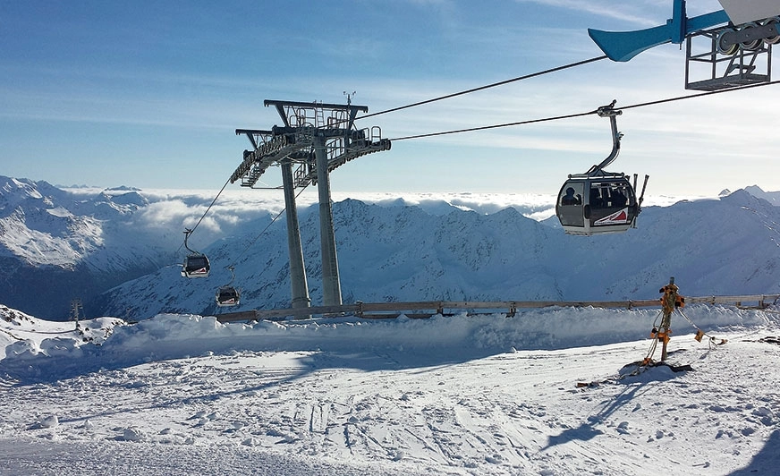 Kamperem na narty. Sölden w Tyrolu zaprasza