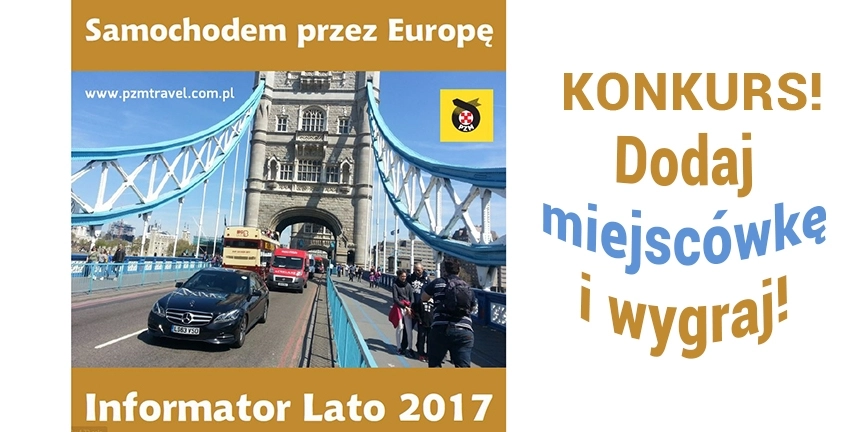 KONKURS! Dodaj miejscówkę i wygraj informator dla kierowców