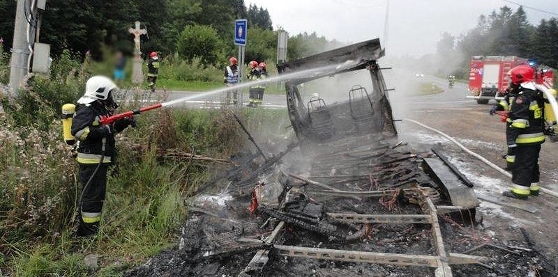 Kamper doszczętnie spłonął (+ZDJĘCIA)