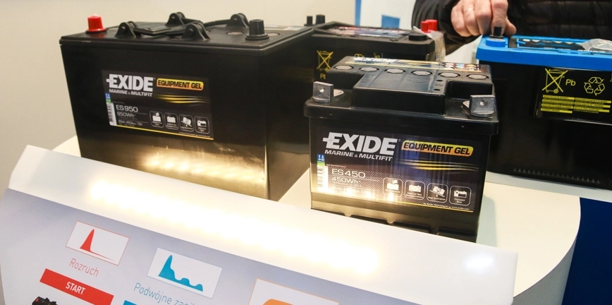 Żelowe akumulatory Exide zaprezentowane na targach Inter Cars 