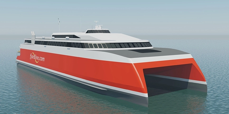 Nowe możliwości podróżowania do Norwegii. Fjord Line buduje nowoczesny katamaran