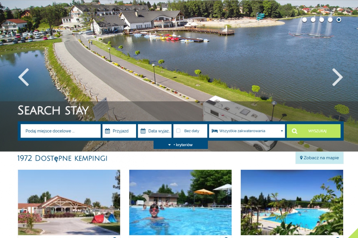 Rezerwacja kempingu online - krok po kroku na naszym portalu