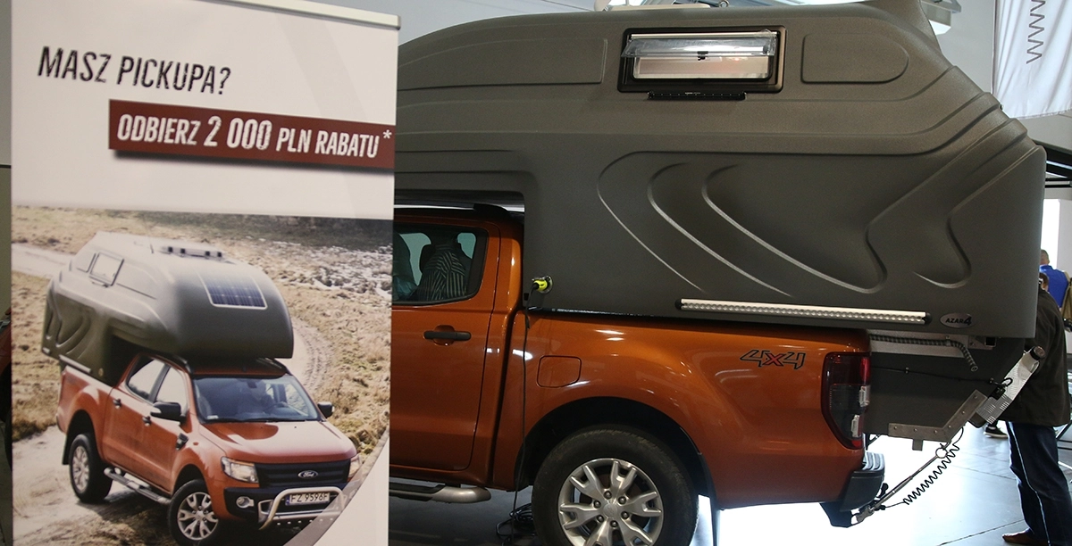 Azar4, czyli kamper na pick-upa [VIDEO]