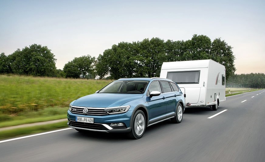 Volkswagen Passat Alltrack z napędem na cztery koła, w którym wykorzystano sprzęgło Haldex 5. generacji