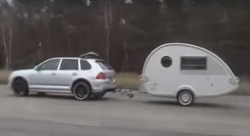 Test prędkości z przyczepą T@B