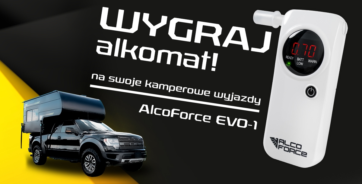KONKURS! Wygraj profesjonalny alkomat AlcoForce EVO-1