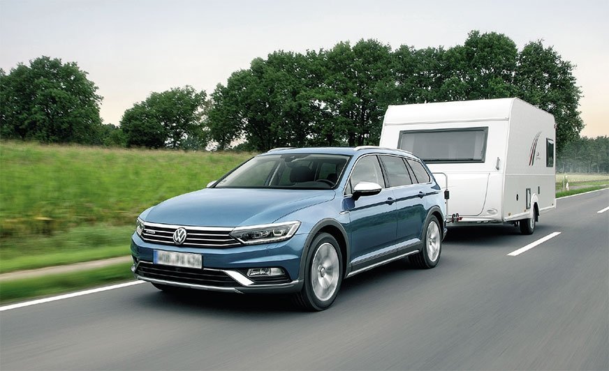 Volkswagen Passat Alltrack z napędem na cztery koła, w którym wykorzystano sprzęgło Haldex 5. generacji