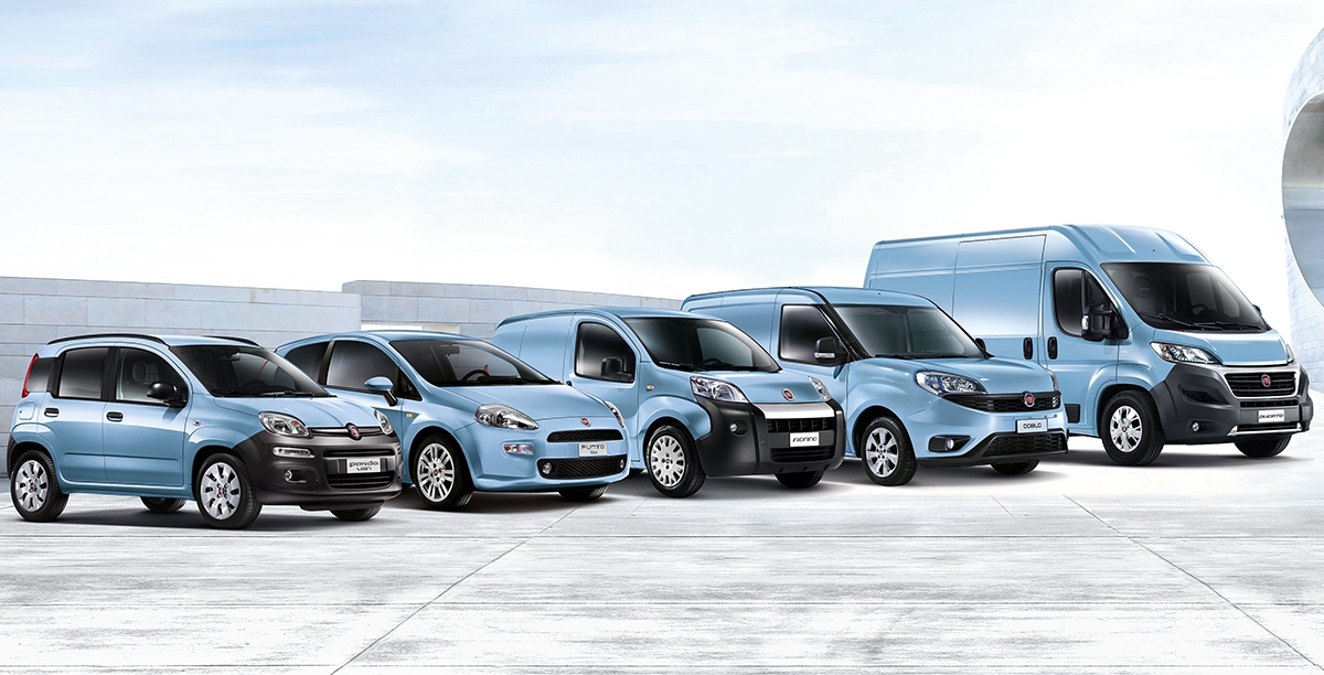Fiat dysponuje już flotą samochodów zasilanych m.in. gazem CNG.Gama nazywa się