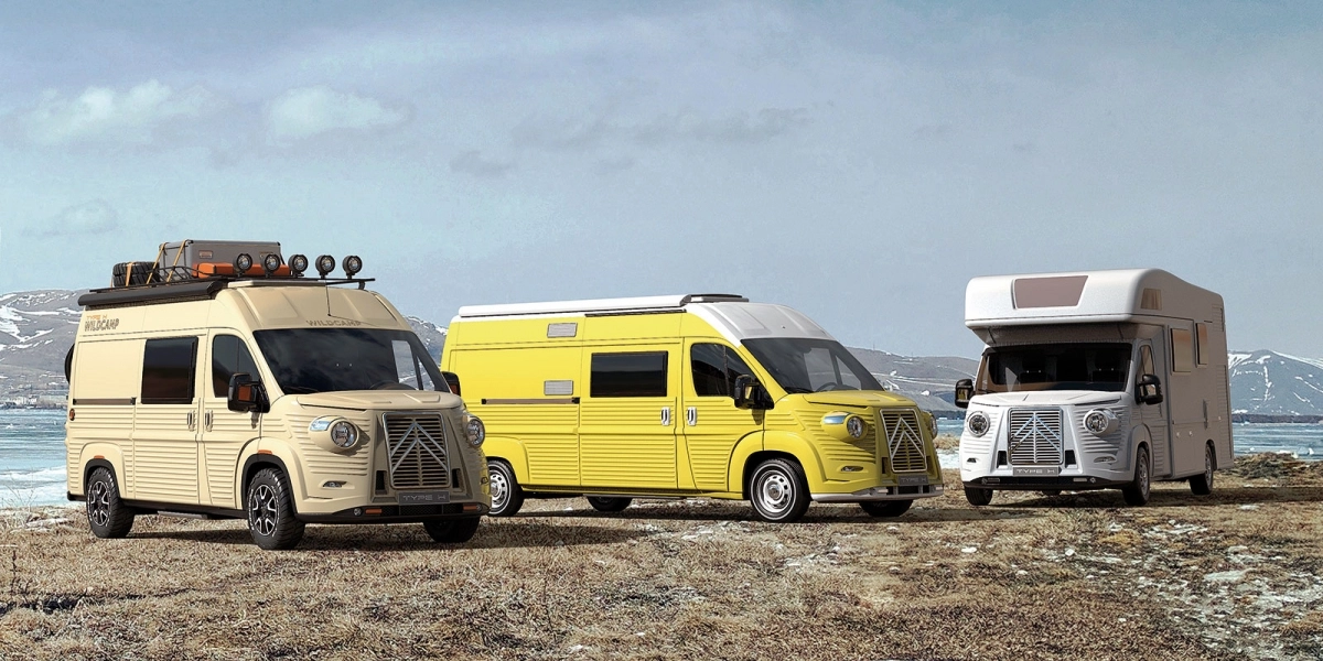 Citroën Typ H Wildcamp, Campervan i obudowana kabina w półzintegrowanym kamperze – to 3 z 9 propozycji Caselani Automobili na siedemdziesiątą rocznicę powstania Citroëna H