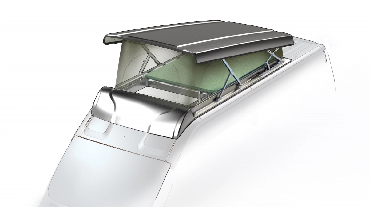 Podnoszony dach sypialny od Lippert Components