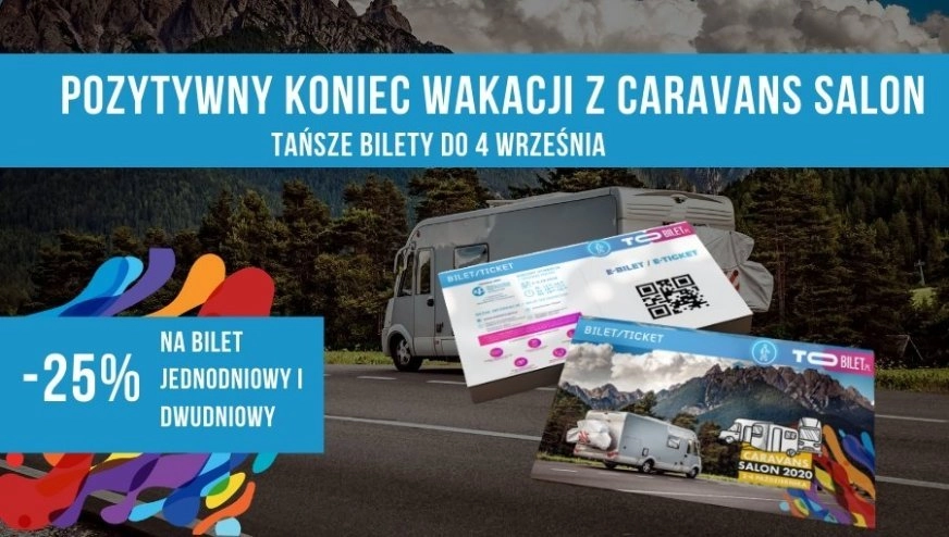 Tańsze o 25% bilety na Caravans Salon w Poznaniu