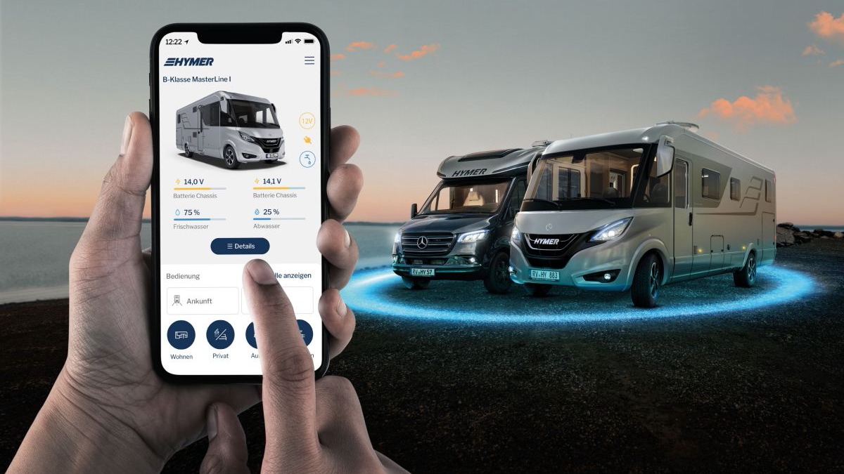 Hymer Connect - kamper zdalnie sterowany