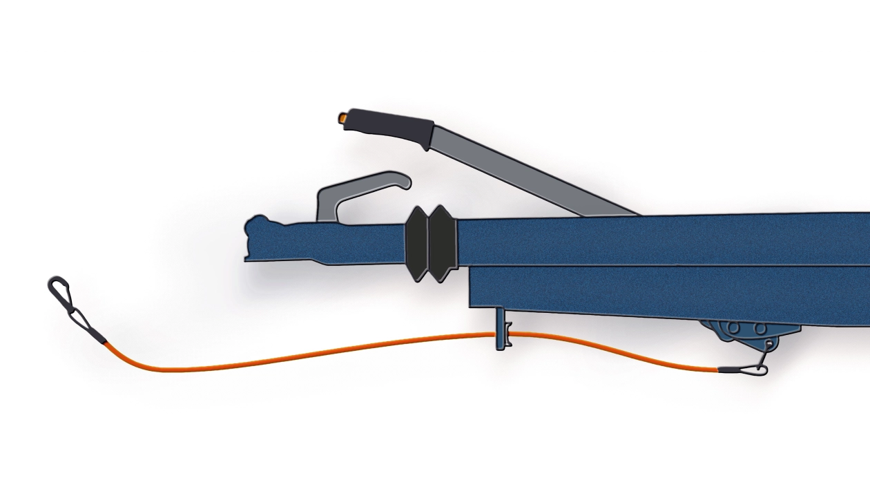 Linka zabezpieczająca przyczepy