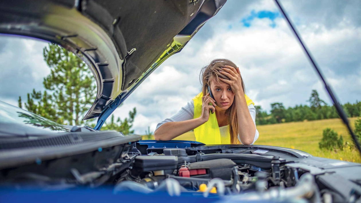 Assistance na samochód z przyczepą