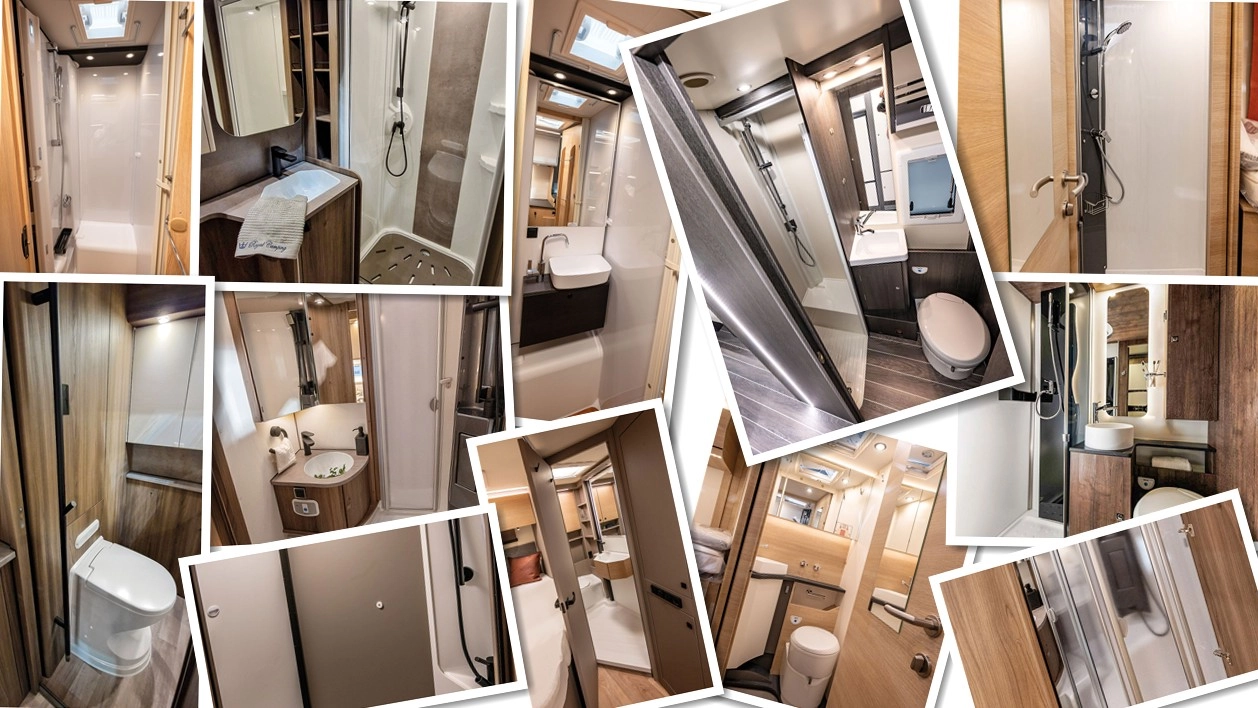 Łazienka w kamperze - pomysły, rodzaje, inspiracje