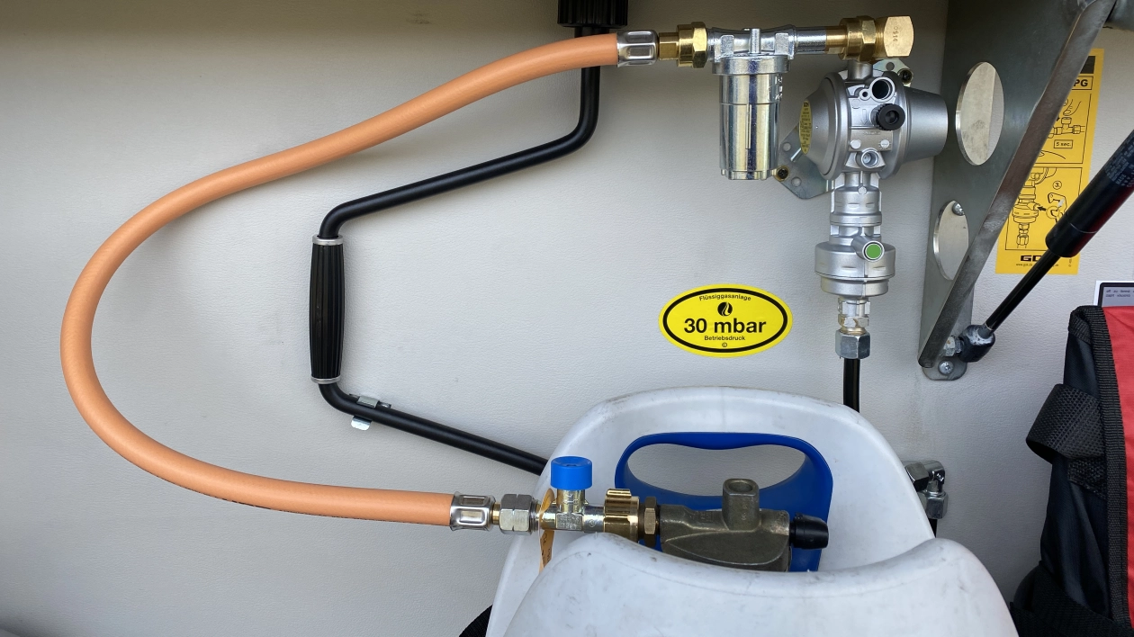 G607 - Przegląd instalacji gazowej w kamperze i przyczepie