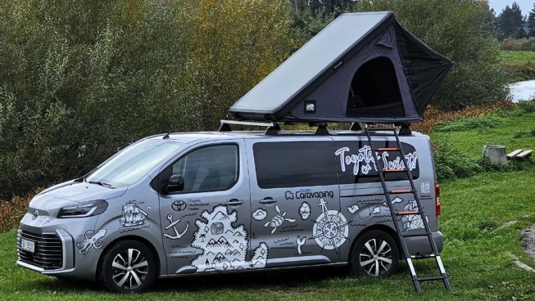  Offlander Triangle Slim - ekspresowy namiot dachowy