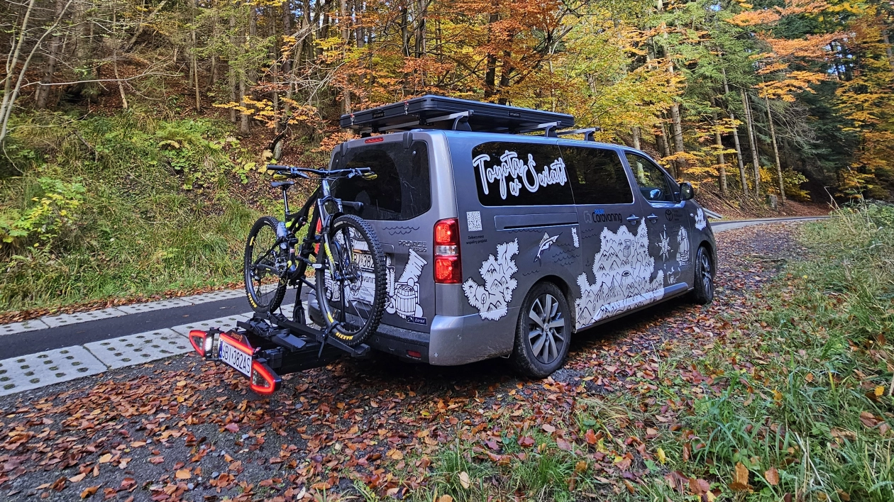 Bagażnik rowerowy na hak Spinder SC2 Led