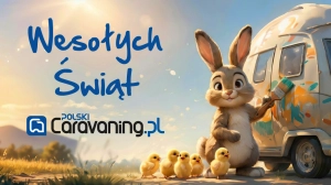 Zajączek za szybą, święta w trasie — szerokiej drogi i dobrych spotkań