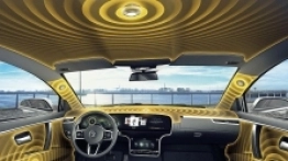 Membranami są mikroskopijne przetworniki wibracyjne,  a do emitowania dźwięku zaprzęgnąć można  powierzchnie wewnątrz pojazdu (np. tapicerkę drzwi) - zdjęcie 1