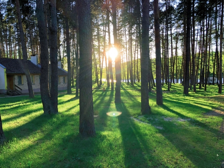 Caravaningowe Zacisze nad jeziorem w Łagowie