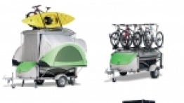 Wielorakie zastosowania przyczepy namiotowej „Sylvansport Go!”. Jak widać, można ją wykorzystywać także jako przyczepę towarową. - zdjęcie 2