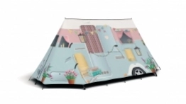 „Shabby Chic” z obu stron. Ten namiot jest bardziej kolorowy i przyozdobiony niż „Tow the Line” - zdjęcie 4