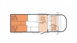 Kamper dla par. Hobby Ontour Edition V65 GE - zdjęcie 4