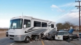 O wypadek kampera nie trudno, nawet na drogach USA. - zdjęcie 4