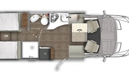 Pięciogwiazdkowa półintegra. Eura Mobil Contura 766 EF - zdjęcie 1