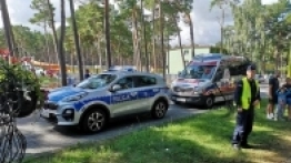 Pożar na kempingu. Bus całkowicie spłonął - zdjęcie 4