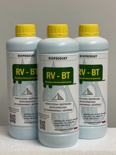 Preparat biodegradacyjny do toalet domów na kołach