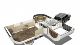 Co innego największa, 9-metrowa wersja.  Tu przestrzeni jest dużo, a dodatkowo osobna toaleta i prysznic - zdjęcie 17