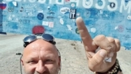 Tomek na wysokości 4655 m n.p.m. w Pamirze Tadżykistan - zdjęcie 4