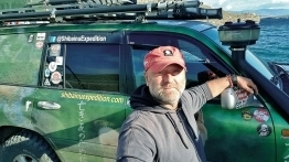 Jezioro Bajkał i przeprawa promowa na wyspę  Olchon, gdzie są sławetne omule - zdjęcie 5