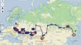 Trasa przez Azję kontynentalną do tej pory liczyła około 40 tys. kilometrów. Jak się okazało, to dopiero I etap tej podróży. Jej dokładny przebieg można zobaczyć dzięki satelitarnemu systemowi śledzenia „InReach Explorer+” - zdjęcie 11