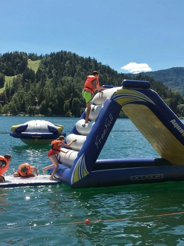 Wspomniany aquapark na jeziorze Bled. Dzieci były zachwycone - zdjęcie 15