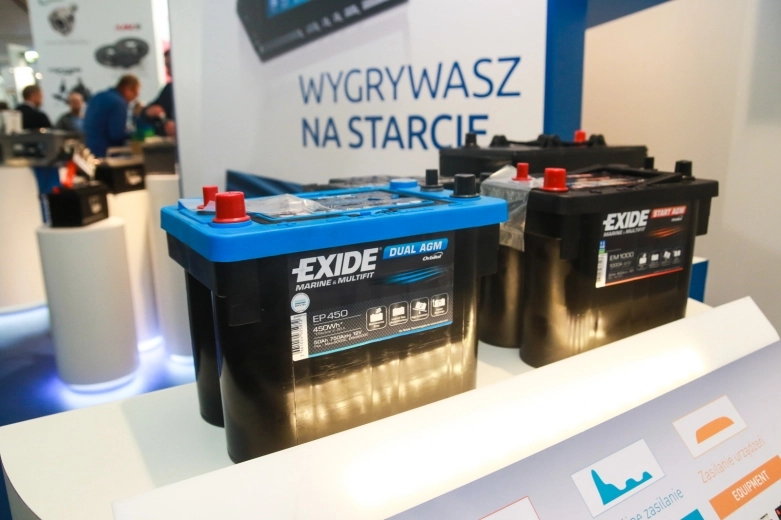 Żelowe akumulatory Exide zaprezentowane na targach Inter Cars 