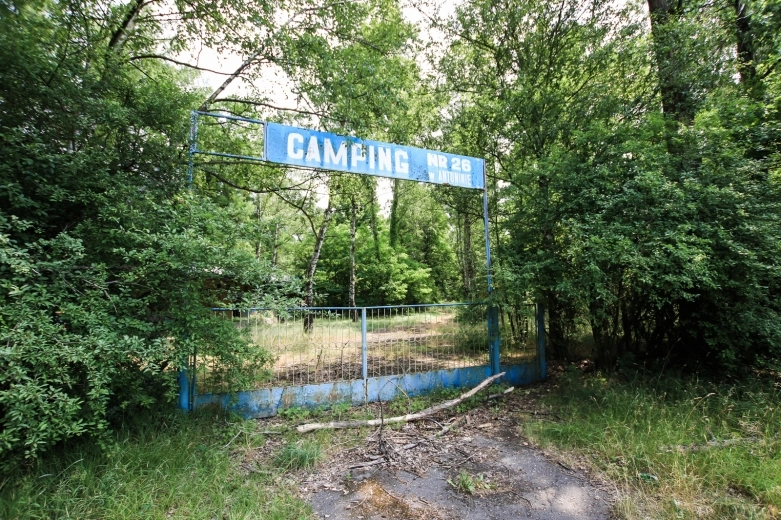 Opuszczony kemping w Antoninie