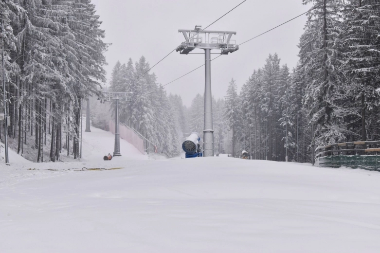 Naśnieżanie stoków w Karpaczu