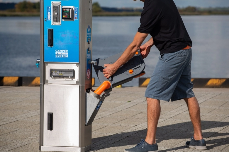 Stanowisko serwisowe dla kamperów