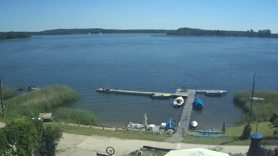 Jezioro Święcajty, port Unia - Niebieska Tawerna
