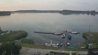 Jezioro Święcajty, port Unia - Niebieska Tawerna