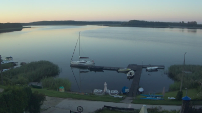 Jezioro Święcajty, port Unia - Niebieska Tawerna