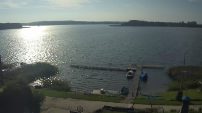 Jezioro Święcajty, port Unia - Niebieska Tawerna
