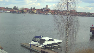 Jezioro Mikołajskie, panorama Mikołajek