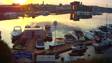 Jezioro Mikołajskie, port Cicha Zatoka